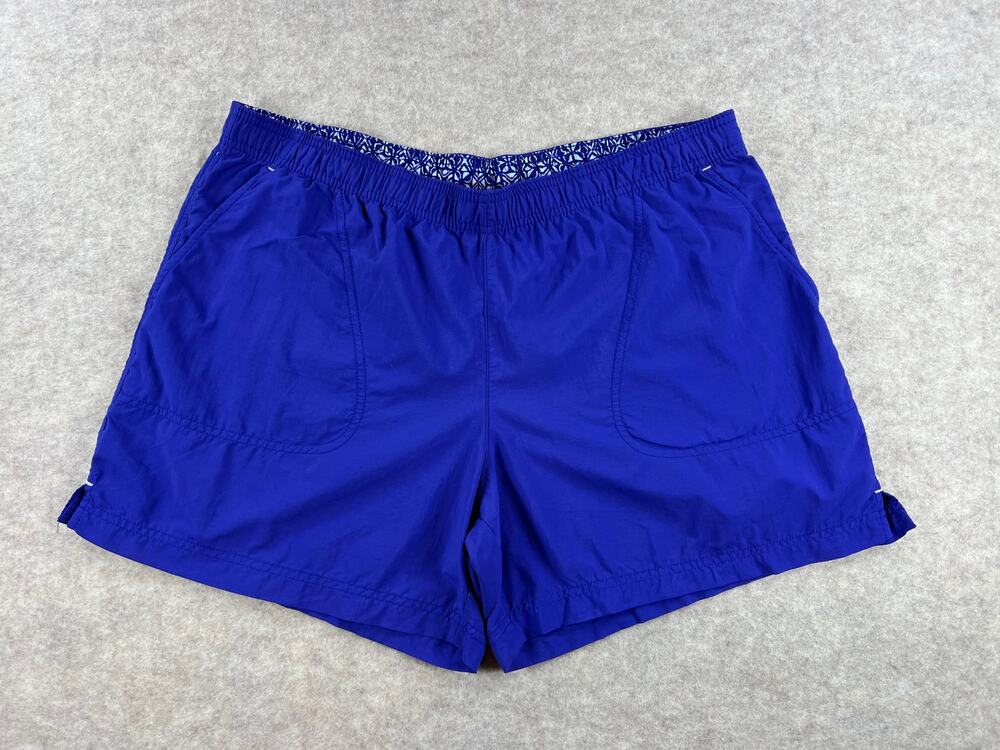 Columbia Women's Sandy River Nylon Shorts Purple/ Blue Size Large